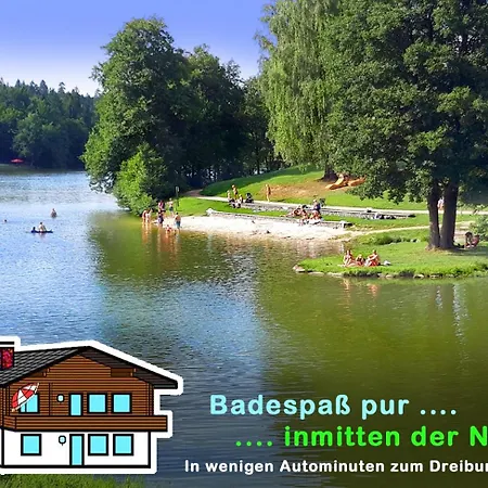 Bayerischerwald-ferien-blockhaus-panoramablick-grafenau Haus Im Wald-vogelthenne 19, Fast Alleinlage-ilztal-blick Naehe Rothauer, Saldenburger, Ebenreuther Und Eginger Im Dreiburgenland, Unweit Der Stadt Passau An Der Donau Und Ilz * Grafenau (Bavaria)