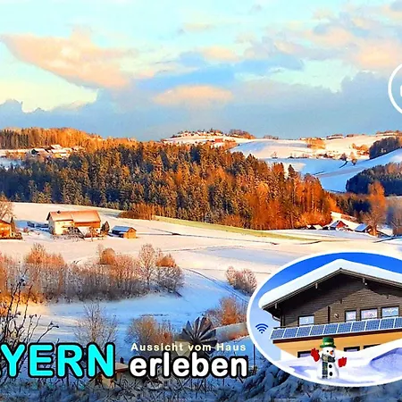 度假居 Bayerischerwald-ferien-blockhaus-panoramablick-grafenau Haus Im Wald-vogelthenne 19, Fast Alleinlage-ilztal-blick Naehe Rothauer, Saldenburger, Ebenreuther Und Eginger Im Dreiburgenland, Unweit Der Dreifluesse-stadt Passau An Der Donau Und Il