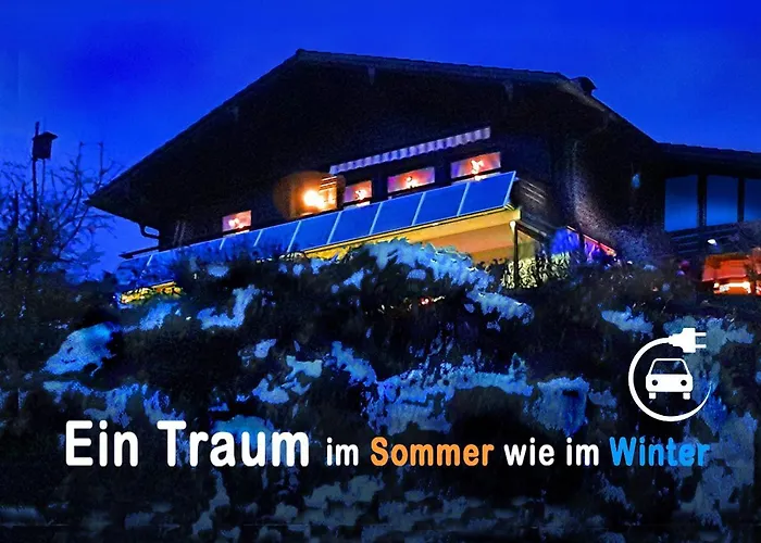 Vakantiehuis Bayerischerwald-ferien-blockhaus-panoramablick-grafenau Haus Im Wald-vogelthenne 19, Fast Alleinlage-ilztal-blick Naehe Rothauer, Saldenburger, Ebenreuther Und Eginger Im Dreiburgenland, Unweit Der Dreifluesse-stadt Passau An Der Donau Und Il Grafenau (Bavaria)